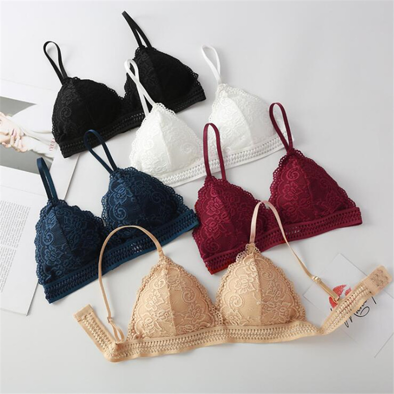 Lace Bralette Set - 2026 Damen-BH Neuer Französischer Triangel-Cup Ohne